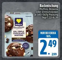 Edeka Backmischung XXL Triple Chocolate Muffins Angebot