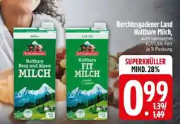 Edeka Berchtesgadener Land Haltbare Milch Angebot
