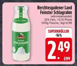 Edeka Berchtesgadener Land Feinster Schlagrahm Angebot