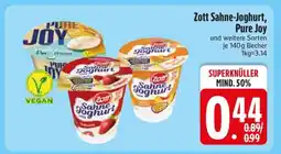 Edeka Zott Sahne-Joghurt, Pure Joy Angebot