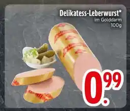 Edeka Delikatess- Leberwurst Angebot