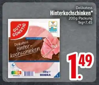 Edeka Delikatess Hinterkochschinken Angebot