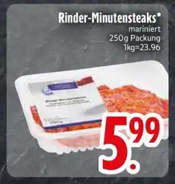 Edeka Rinder Minutensteaks Angebot