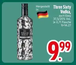 Edeka Three Sixty Vodka Angebot