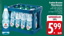 Edeka Franken Brunnen Mineralwasser Angebot
