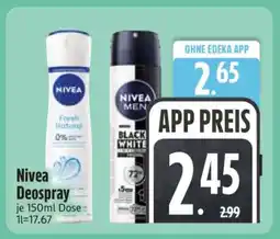 Edeka Nivea Deospray Angebot