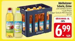 Edeka Adelholzener Schorle, Eistee Angebot