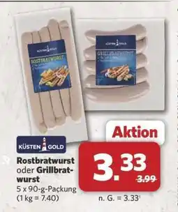 Combi Rostbratwurst oder Grillbratwurst Angebot