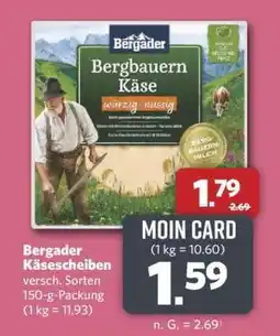 Combi Bergader Käsescheiben Angebot