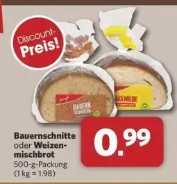 Combi Bauernschnitte oder Weizenmischbrot Angebot