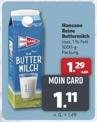 Combi Hansano Reine Buttermilch Angebot