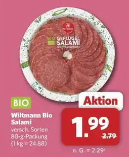 Combi Wiltmann Bio Salami Angebot
