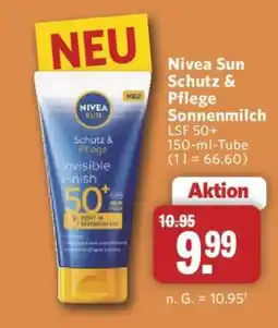 Combi Nivea Sun Schutz & Pflege Sonnenmilch Angebot