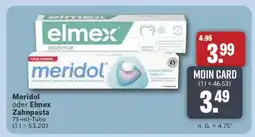 Combi Meridol oder Elmex Zahnpasta Angebot