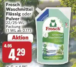 Combi Frosch Waschmittel Flüssig oder Pulver Angebot