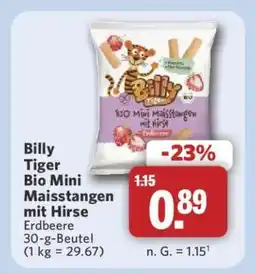 Combi Billy Tiger Bio Mini Maisstangen mit Hirse Angebot