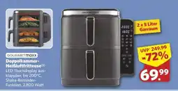 Combi GOURMETmaxx Doppelkammmer-Heißluftfritteuse Angebot