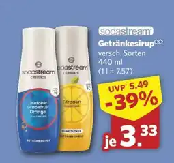 Combi Sodastream Getränkesirup Angebot