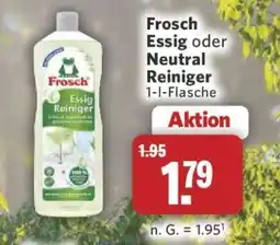Combi Frosch Essig oder Neutral Reiniger 1-l-Flasche Angebot