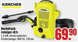 B1 Discount Baumarkt KÄRCHER Hochdruckreiniger K2 Angebot