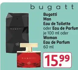 Rossmann Bugatti Man Eau de Toilette oder Eau de Parfum Angebot
