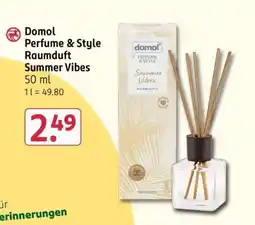 Rossmann Domol Perfume & Style Raumduft Summer Vibes Angebot