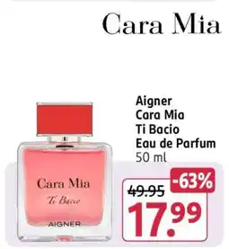 Rossmann Aigner Cara Mia Ti Bacio Eau de Parfum 50 ml Angebot