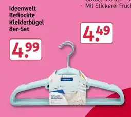 Rossmann Ideenwelt Beflockte Kleiderbügel 8er-Set Angebot