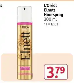 Rossmann L’Oréal Elnett Haarspray Angebot