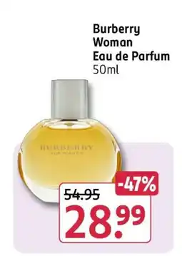 Rossmann Burberry Woman Eau de Parfum 50ml Angebot