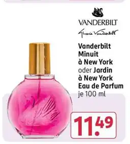 Rossmann Vanderbilt Minuit à New York oder Jardin à New York Eau de Parfum Angebot