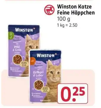 Rossmann Winston Katze Feine Häppchen Angebot