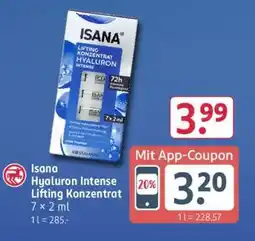 Rossmann ISANA Hyaluron Intense Lifting Konzentrat Angebot