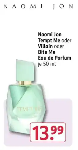 Rossmann Naomi Jon Tempt Me oder Villain oder Bite Me Eau de Parfum Angebot