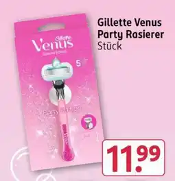 Rossmann Gillette Venus Party Rasierer Angebot