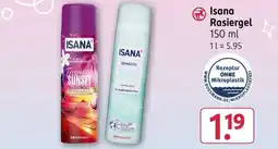 Rossmann Isana Rasiergel Angebot