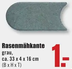 B1 Discount Baumarkt Rasenmähkante Angebot