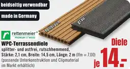 B1 Discount Baumarkt rettenmeier WPC-Terrassendiele Angebot