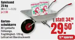 B1 Discount Baumarkt Gartenschubkarre Angebot