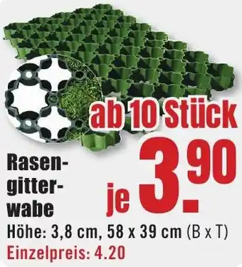 B1 Discount Baumarkt Rasengitterwabe Angebot