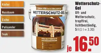 B1 Discount Baumarkt Wetterschutz Gel Angebot