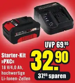 B1 Discount Baumarkt Einhell Starter-Kit PXC Angebot