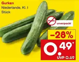 Netto Marken-Discount Gurke Angebot