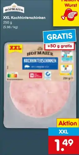 Netto Marken-Discount Hofmaier Kochhinterschinken XXL Angebot