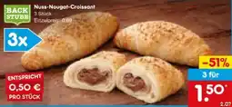 Netto Marken-Discount Netto Backstube Nuss-Nougat-Croissant Angebot