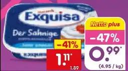 Netto Marken-Discount Exquisa Frischkäsezubereitung Angebot
