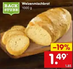 Netto Marken-Discount Netto Backstube Weizenmischbrot Angebot