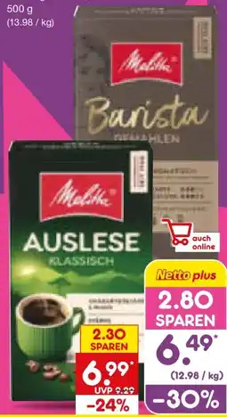 Netto Marken-Discount Melitta Kaffee Auslese Angebot