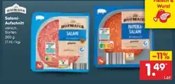 Netto Marken-Discount Hofmaier Salami-Aufschnitt Angebot