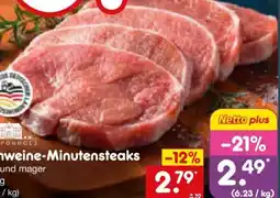 Netto Marken-Discount Gut Ponholz Schweine-Minutensteaks Angebot